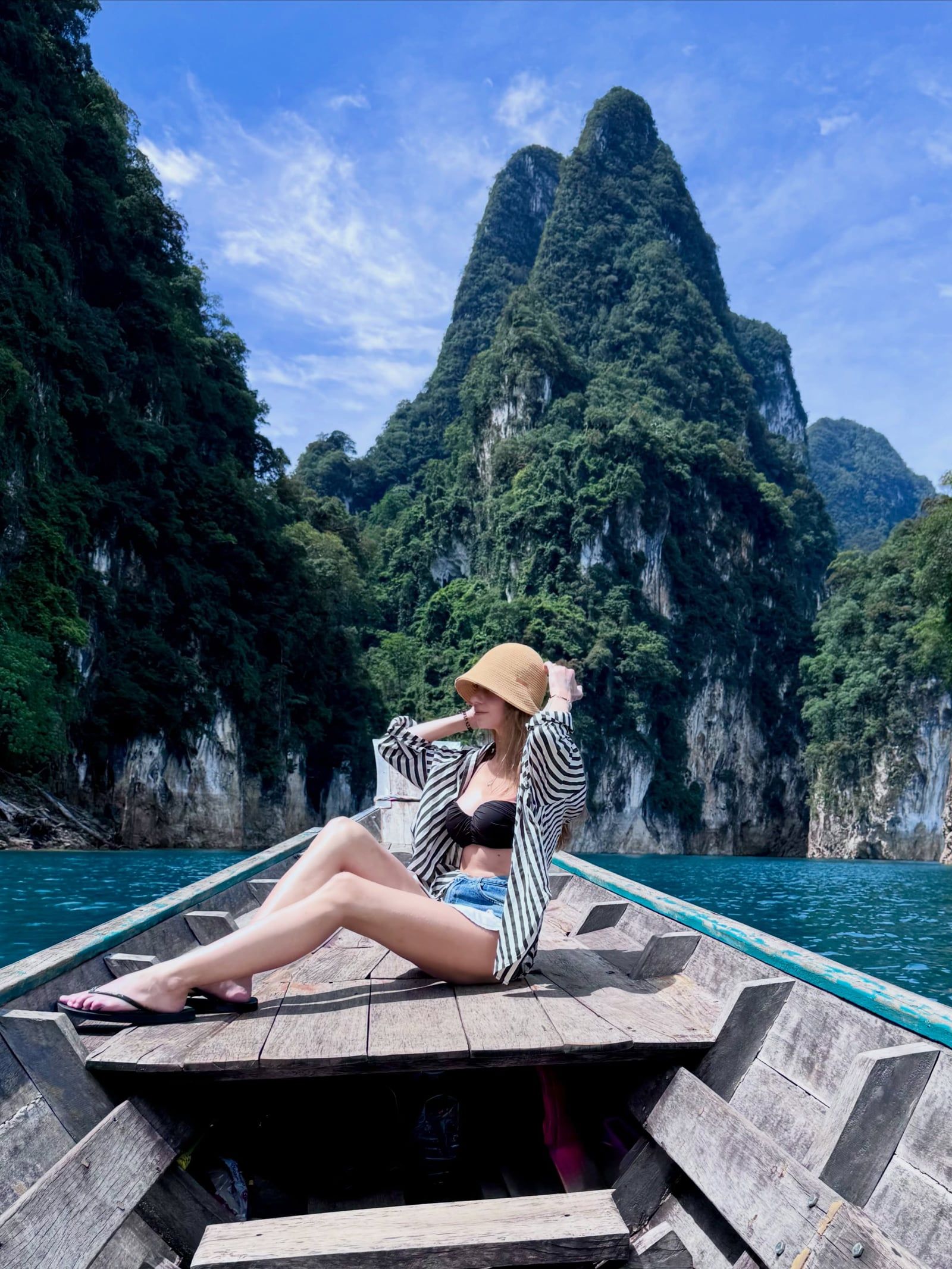 Foto de visitante en tour por Khao Sok