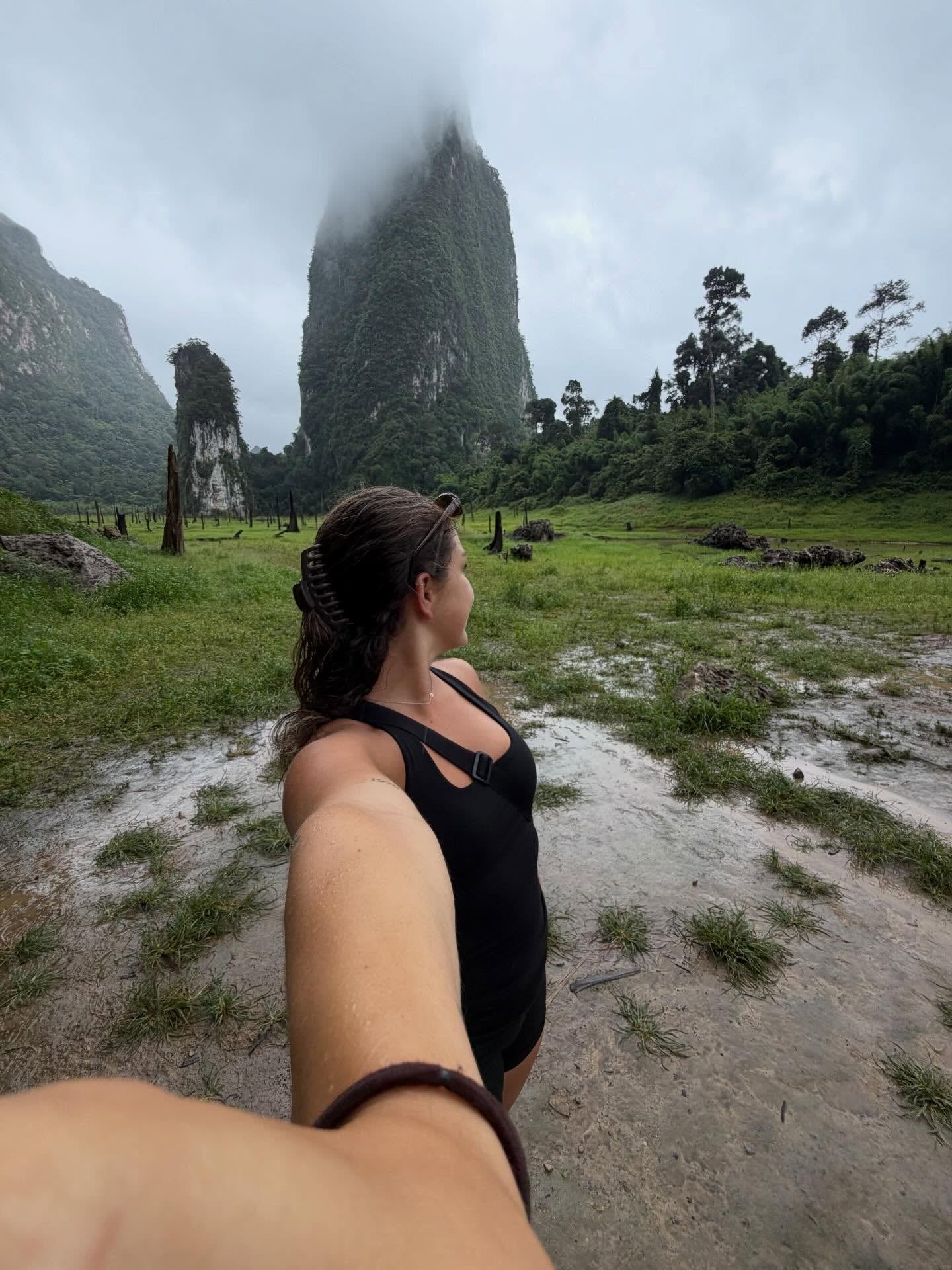Foto de visitante en tour por Khao Sok